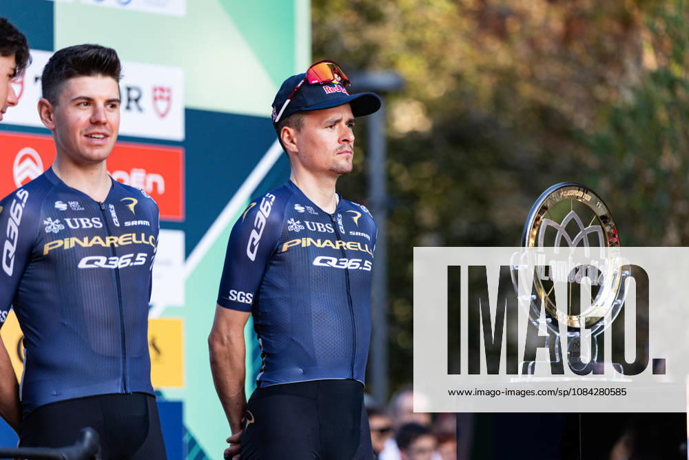 120th ILombardia Team Presentation Tom Pidcock of Pinarello Q36.5 attends the 120th Lombardia team presentation in Bergamo, Italy, on October 9, 2026. Bergamo Italy