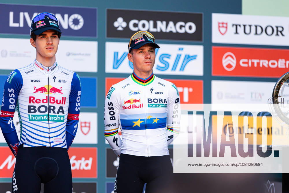120th ILombardia Team Presentation Remco Evenepoel of Red Bull Bora Hansgrohe attends the 120th ILombardia team presentation in Bergamo, Italy, on October 9, 2026. Bergamo Italy