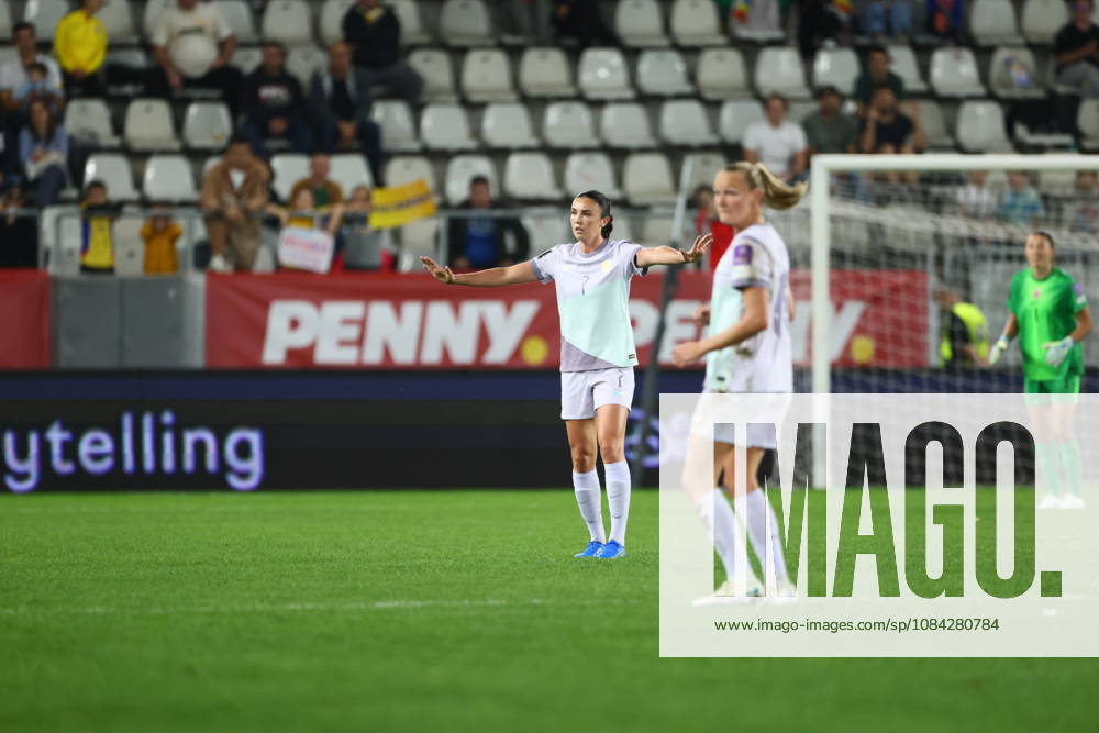 Women s World Cup Qualifier: Romania vs. Norway, Bucharest, October 9, 2026—a World Cup qualifying soccer match between Romania and Austria at the Stadionul Arcul de Triumf in Bucharest. Photo by Nikola Krstic, NTB, Bucharest, Romania. . RESTRICTED USE FOR BETTING COMPANIES.