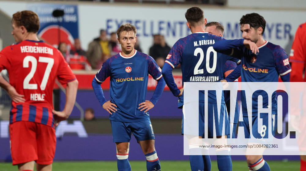 Fussball 2.Bundesliga, 1.FC Heidenheim - 1.FC Kaiserslautern v.l. Naatan Skyttä Skyttae (1.FC Kaiserslautern) Heidenheim
