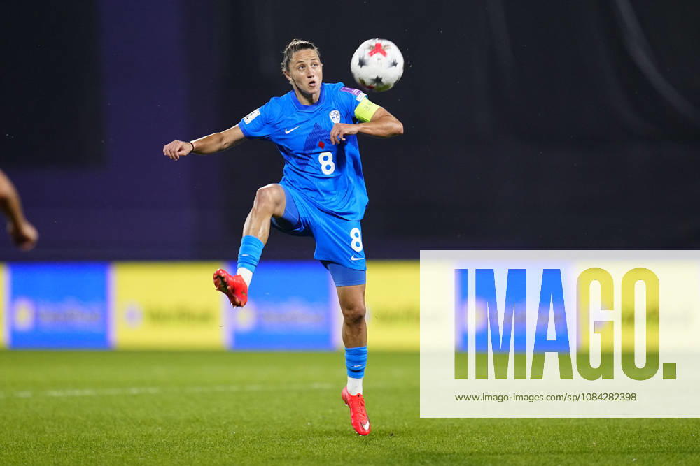 Turkiye v Slovenia - FIFA Womens World Cup 2027 European Qualifiers Play-offs Round 1: First Leg ISTANBUL, TURKEY - OCTOBER 9: Mateja Zver of Slovenia in action during the FIFA Women s World Cup 2027 European Qualifiers Play-offs Round 1 First Leg between Turkiye and Slovenia at Pendik Stadyumu on October 9, 2026 in Istanbul, Turkey. Istanbul Pendik Stadyumu Turkey