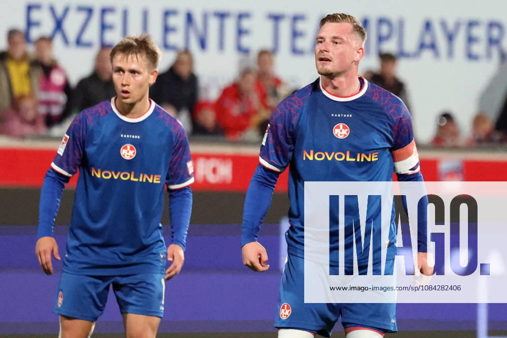 Fussball 2.Bundesliga, 1.FC Heidenheim - 1.FC Kaiserslautern v.l. Naatan Skyttä Skyttae (1.FC Kaiserslautern) Marlon Ritter (1.FC Kaiserslautern) Heidenheim
