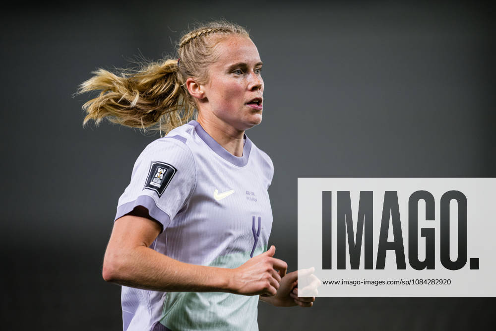 Julie Blakstad of Norway during the FIFA Women s World Cup Qualifier football match between Romania and Norway on October 9, 2026 in Bucharest. Photo: Marius Simensen BILDBYRAN COP 238 bbeng dam FIFA World Cup, WM, Weltmeisterschaft, Fussball qualifiers football fotball fotboll landskamp norge norway romania soccer vm kvalik vm-kvalifisering kvinner