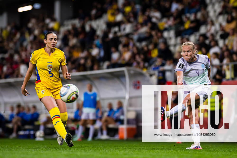 Julie Blakstad of Norway during the FIFA Women s World Cup Qualifier football match between Romania and Norway on October 9, 2026 in Bucharest. Photo: Marius Simensen BILDBYRAN COP 238 bbeng dam FIFA World Cup, WM, Weltmeisterschaft, Fussball qualifiers football fotball fotboll landskamp norge norway romania soccer vm kvalik vm-kvalifisering kvinner