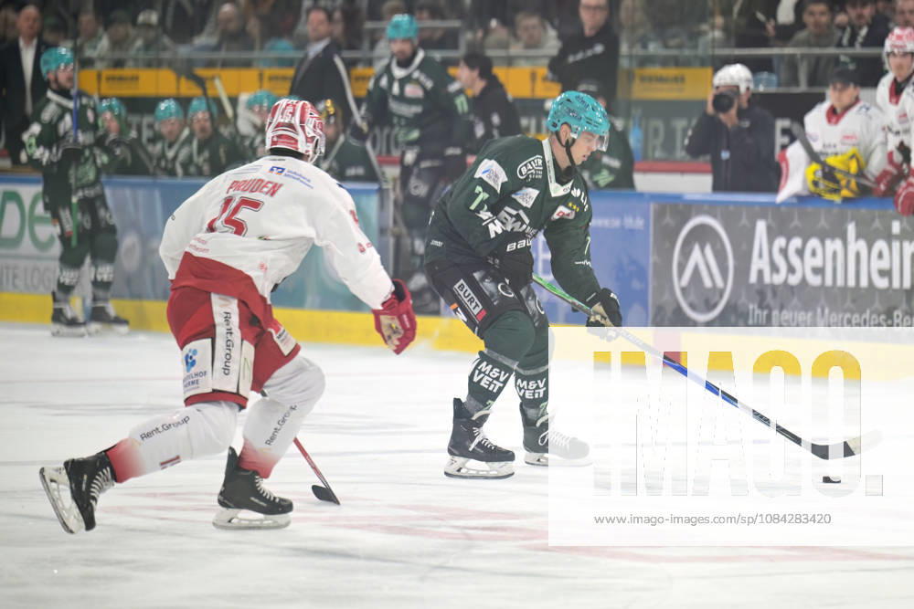 Bastian Eckl (Bietigheim Steelers, 71) am Puck im Zweikampf mit Gerret Pruden (EC Bad Nauheim, 15) Bietigheim Steelers vs. EC Bad Nauheim , Eishockey, DEL 2, 07.Hauptrundenspiel, Saison 2026 2027, 09.10.2026 Bietigheim Steelers vs. EC Bad Nauheim , Eishockey, DEL 2, 07.Hauptrundenspiel, Saison 2026 2027, 09.10.2026 Bietigheim