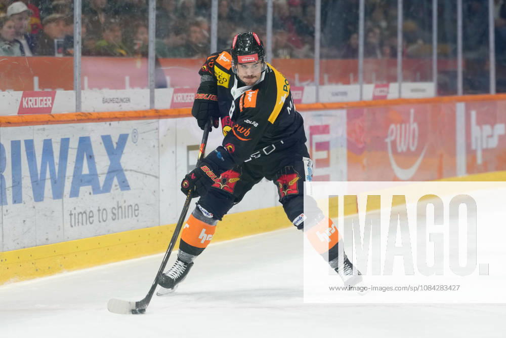 3014 Bern BE, Switzerland - October 09: Marc Marchon (8 SCB) during the National League match between SC Bern and EHC Biel-Bienne at PostFinance Arena on October 09, 2026 in 3014 Bern BE, Switzerland.