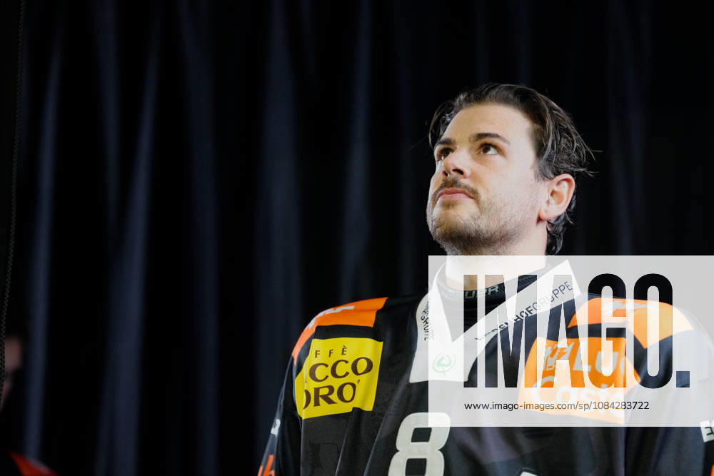3014 Bern BE, Switzerland - October 09: Marc Marchon (8 SCB) before the National League match between SC Bern and EHC Biel-Bienne at PostFinance Arena on October 09, 2026 in 3014 Bern BE, Switzerland.