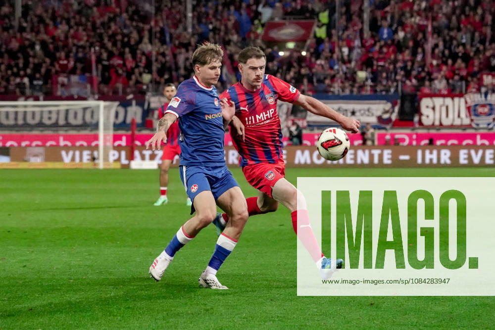 Deutschland: Fussball Saison 2026 2027 , 2. Bundesliga , 7. Spieltag , 1. FC Heidenheim vs. 1. FC Kaiserslautern - Voith-Arena (Heidenheim) : Budu Zivzivadze (1. FC Heidenheim, 11) im Zweikampf mit Paul Joly (1. FC Kaiserslautern, 26) Heidenheim Voith-Arena Deutschland Germany