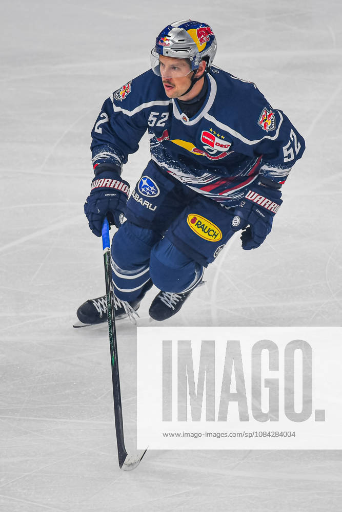 München, Deutschland. PENNY DEL, Deutsche Eishockey Liga, Saison 2026 27, 7. Spieltag: EHC Red Bull München gegen ERC Ingolstadt im SAP Garden in München. Patrick Hager (EHC Red Bull München) beim Schlittschuhlaufen, in Bewegung auf dem Eis