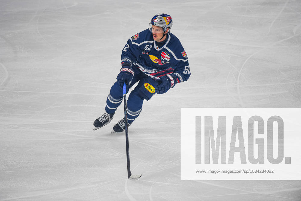 München, Deutschland. PENNY DEL, Deutsche Eishockey Liga, Saison 2026 27, 7. Spieltag: EHC Red Bull München gegen ERC Ingolstadt im SAP Garden in München. Patrick Hager (EHC Red Bull München) beim Schlittschuhlaufen, in Bewegung auf dem Eis