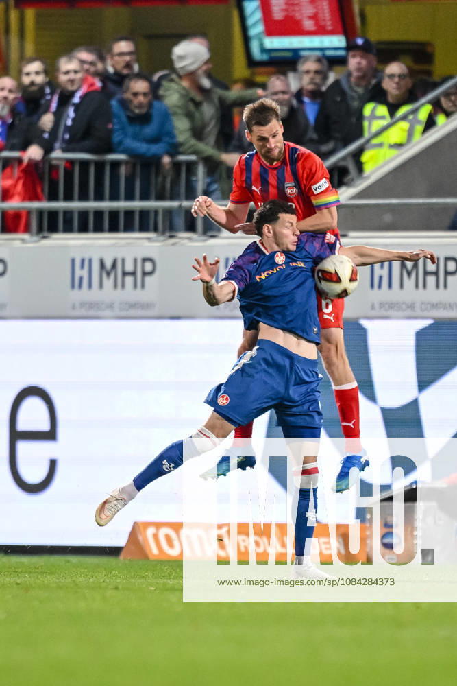 Erencan Yardımcı (1. FC Kaiserslautern) und Patrick Mainka (1. FC Heidenheim 1846) im Zweikampf waehrend des spiels der 2. Bundesliga zwischen 1. FC Heidenheim und 1. FC Kaiserslautern, Voith-Arena am 09. October 2026 in Heidenheim an der Brenz, Deutschland. (Foto von Harry Langer DeFodi Images) +++ Erencan Yardımcı (1. FC Kaiserslautern) und Patrick Mainka (1. FC Heidenheim 1846) battle for the ball during the 2nd Bundesliga match between 1. FC Heidenheim and 1. FC Kaiserslautern at Voith-Arena on October 9, 2026 in Heidenheim an der Brenz, Germany. (Photo by Harry Langer DeFodi Images) DFB DFL REGULATIONS PROHIBIT ANY USE OF PHOTOGRAPHS AS IMAGE SEQUENCES AND OR QUASI-VIDEO. (Photo by Harry Langer DeFodi Images) DFB DFL REGULATIONS PROHIBIT ANY USE OF PHOTOGRAPHS AS IMAGE SEQUENCES AND OR QUASI-VIDEO. -