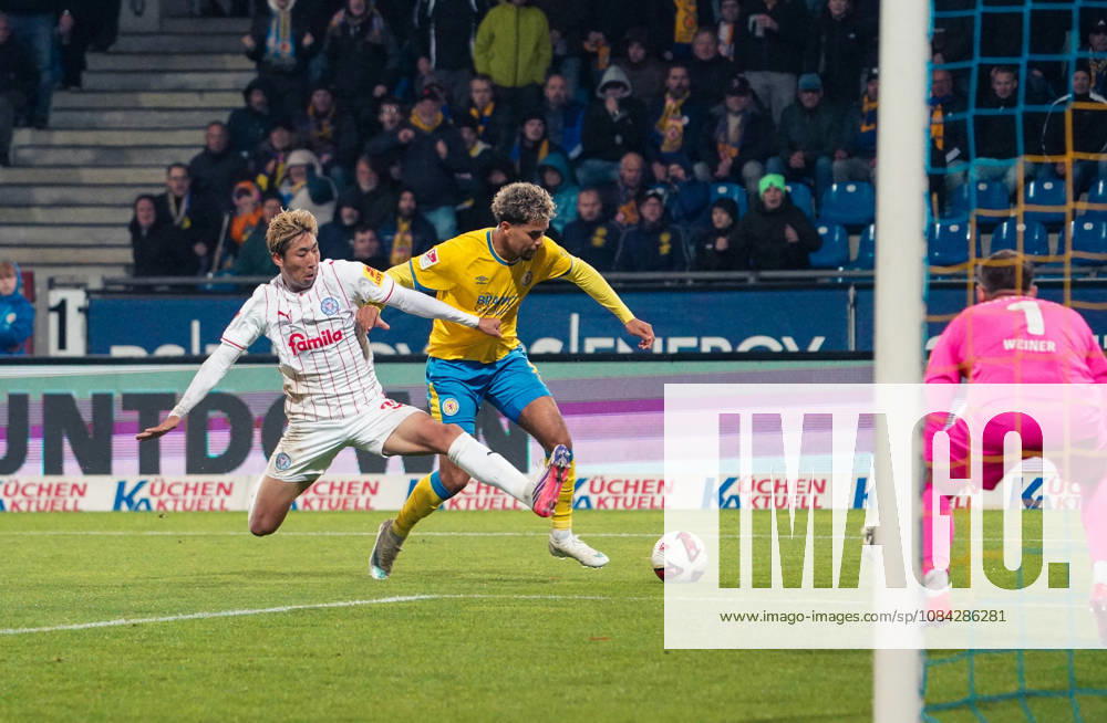 Deutschland: Fussball 2. Bundesliga 2026 2027, 7. Spieltag - Eintracht Braunschweig vs Holstein Kiel - Eintracht-Stadion (Braunschweig): Torchance Yann Sturm (Eintracht Braunschweig, 7)