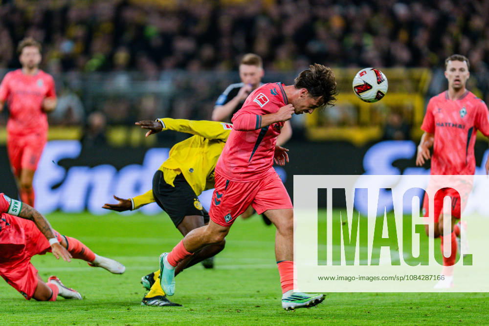1. Bundesliga, 5. Spieltag, Borussia Dortmund vs. Werder Bremen am 09.10.2026 Serhou Guirassy Marco Friedl
