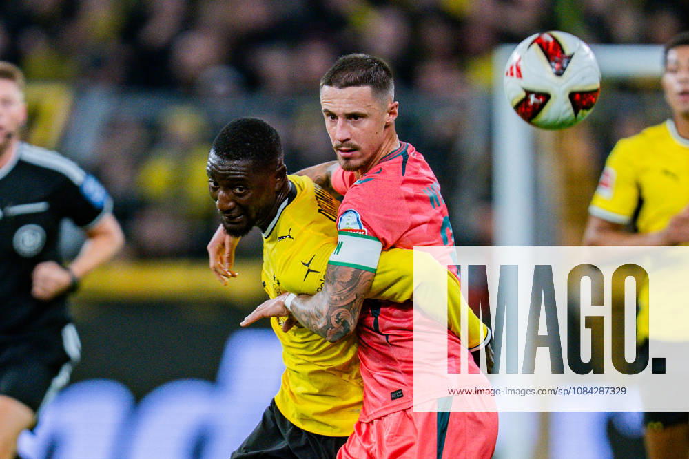 1. Bundesliga, 5. Spieltag, Borussia Dortmund vs. Werder Bremen am 09.10.2026 Serhou Guirassy Marco Friedl