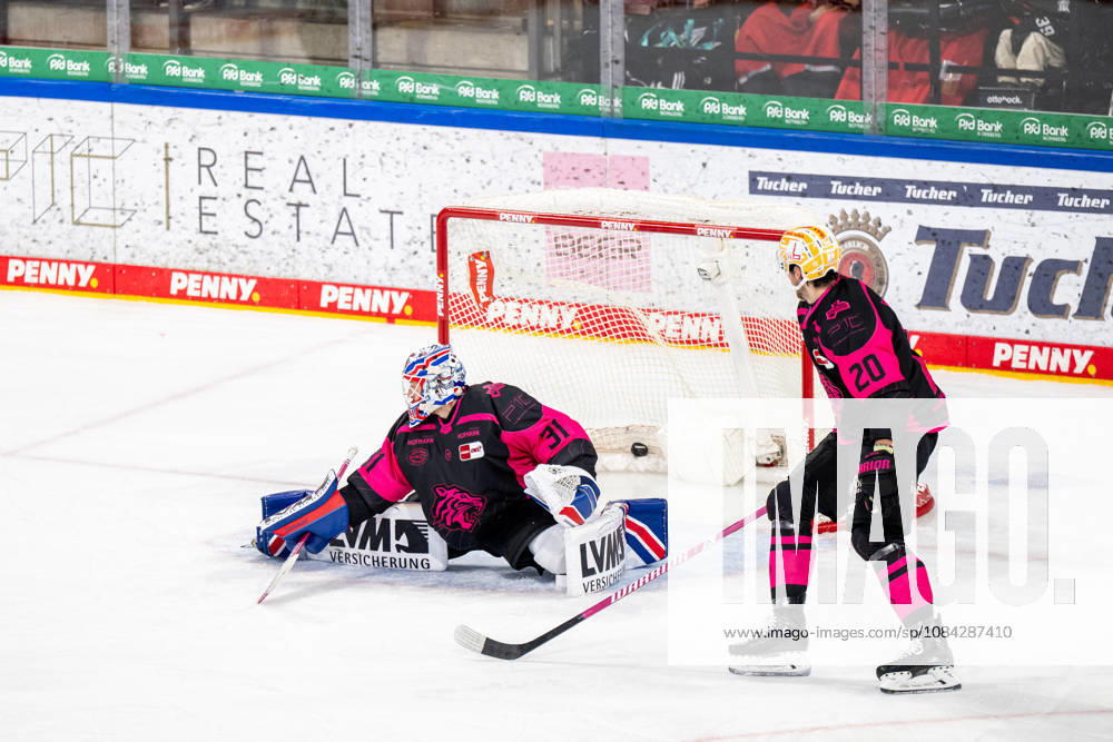 Eishockey - Saison 2026 2027 - Penny DEL - Nürnberg Ice Tigers Icetigers - Adler Mannheim - ThHa - - Niklas Treutle (31, Nürnberg Ice Tigers, NIT ) geschlagen