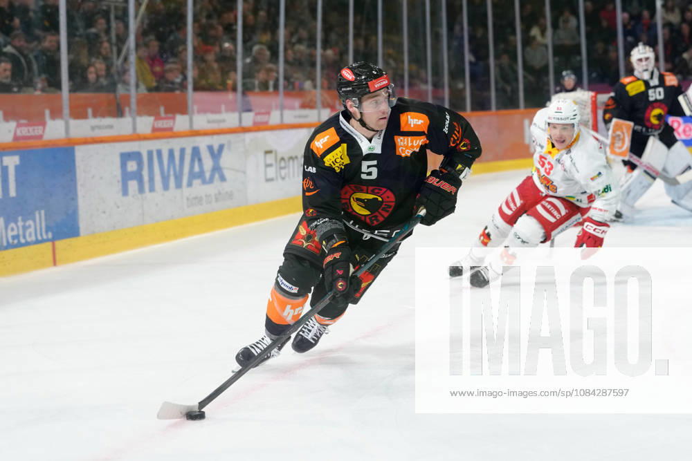 3014 Bern BE, Switzerland - October 09: Ian Mitchell (5 SCB) during the National League match between SC Bern and EHC Biel-Bienne at PostFinance Arena on October 09, 2026 in 3014 Bern BE, Switzerland.