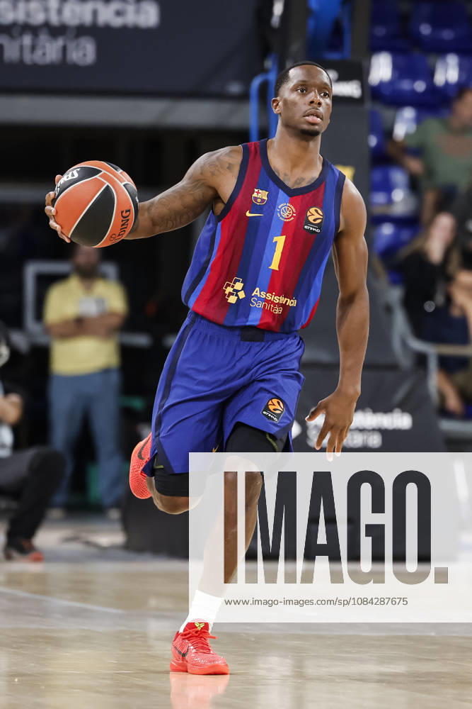 Umoja Gibson of FC Barcelona, Barca in action during the EuroLeague League Phase MD 4 match played between FC Barcelona and Zalgiris Kaunas at Palau Blaugrana on October 09, 2026 in Barcelona, Spain. FC Barcelona V Zalgiris Kaunas - Euroleague 2026 2027 - ZUMAa181 20261009_zaa_a181_277
