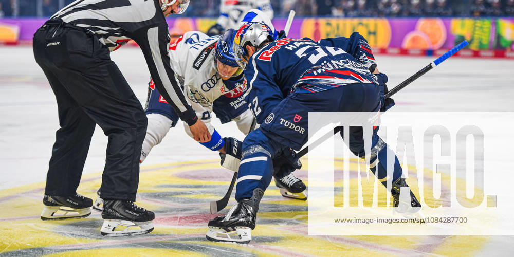 München, Deutschland. PENNY DEL, Deutsche Eishockey Liga, Saison 2026 27, 7. Spieltag: EHC Red Bull München gegen ERC Ingolstadt im SAP Garden in München. Patrick Hager (EHC Red Bull München) im Eishockey Bully