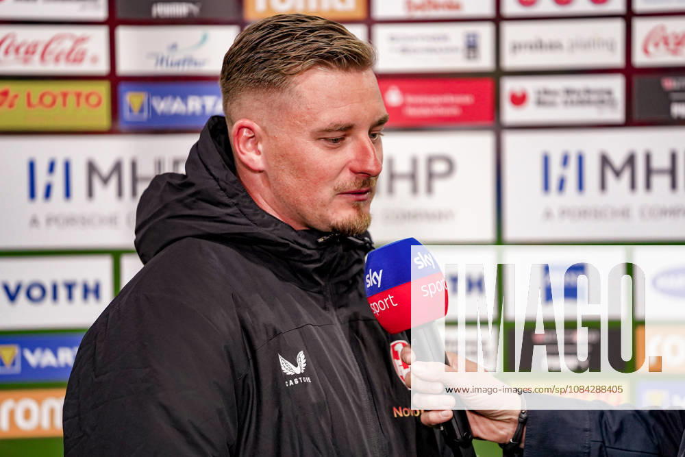 Deutschland: Fussball Saison 2026 2027 , 2. Bundesliga , 7. Spieltag , 1. FC Heidenheim vs. 1. FC Kaiserslautern - Voith-Arena (Heidenheim) : Marlon Ritter (1. FC Kaiserslautern, 7) Interview, Gespräch, Portraitfoto, Portrait, Einzelaufnahme, Porträt, Mimik, Gesichtsausdruck Heidenheim Voith-Arena Deutschland Germany