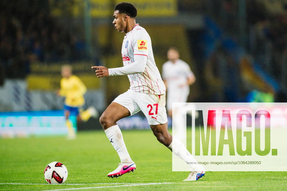 2. Bundesliga: Eintracht Braunschweig vs. Holstein Kiel, 09.10.2026 Ikem Arinzechukwu Ugoh (Holstein Kiel, 27); Fußball, 2. Bundesliga, 7. Spieltag: Eintracht Braunschweig vs. Holstein Kiel am 09.10.2026 im Eintracht-Stadion, Braunschweig DFL REGULATIONS PROHIBIT ANY USE OF PHOTOGRAPHS AS IMAGE SEQUENCES AND OR QUASI-VIDEO.