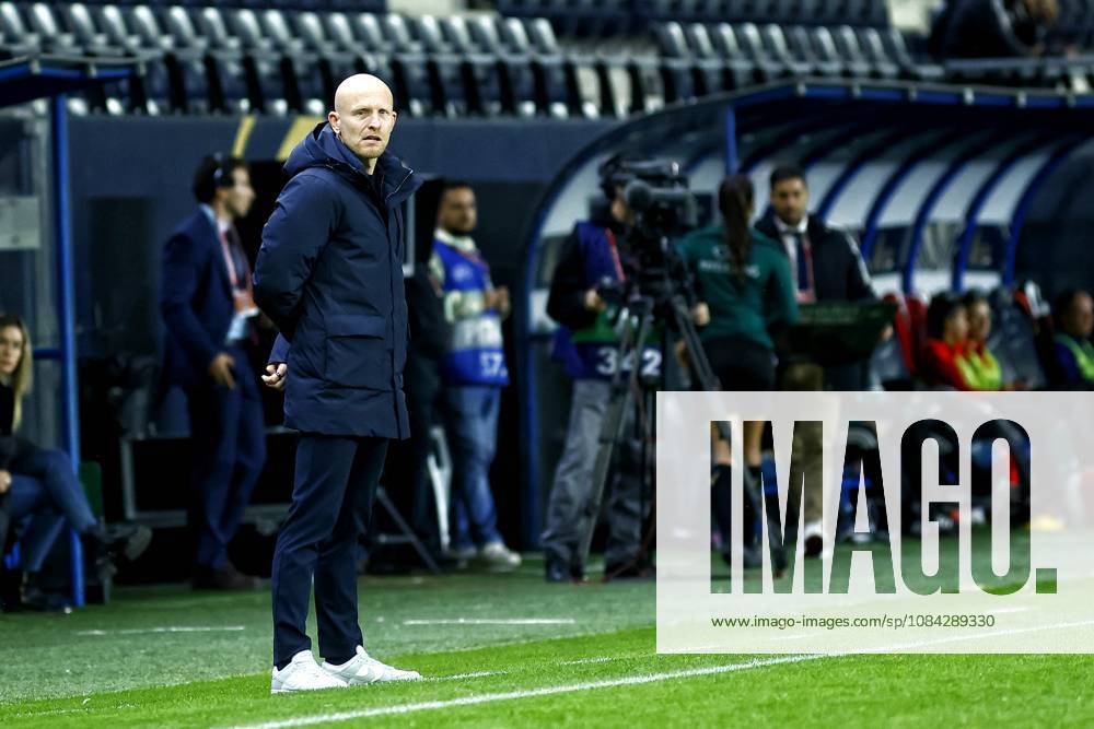 , Pancho Arena, season 2026 2027 , UEFA worldcup qualification football play-offs round 1 , match between Hungary and The Netherlands (women) 1st leg , Pictures shows Netherlands bondscoach Arjan Veurink Hungary - Netherlands (women) x208079371x