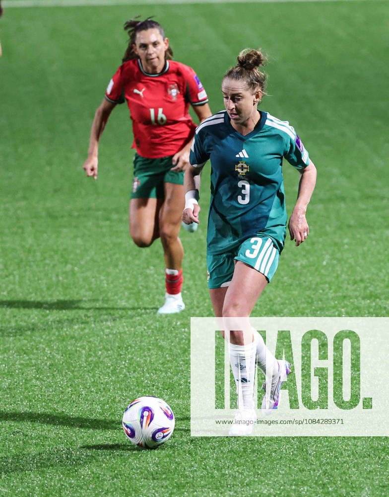 2027 FIFA Women s World Cup Round One Qualifying Play-off First Leg, Inver Park, Larne 9 10 2026 Northern Ireland vs Portugal Northern Irelands Natalie Johnson Natalie Johnson 9 10 2026