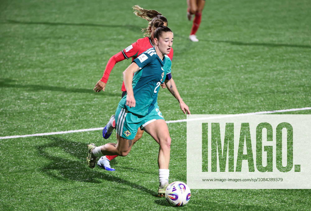 2027 FIFA Women s World Cup Round One Qualifying Play-off First Leg, Inver Park, Larne 9 10 2026 Northern Ireland vs Portugal Northern Irelands Rebecca McKenna Rebecca McKenna 9 10 2026