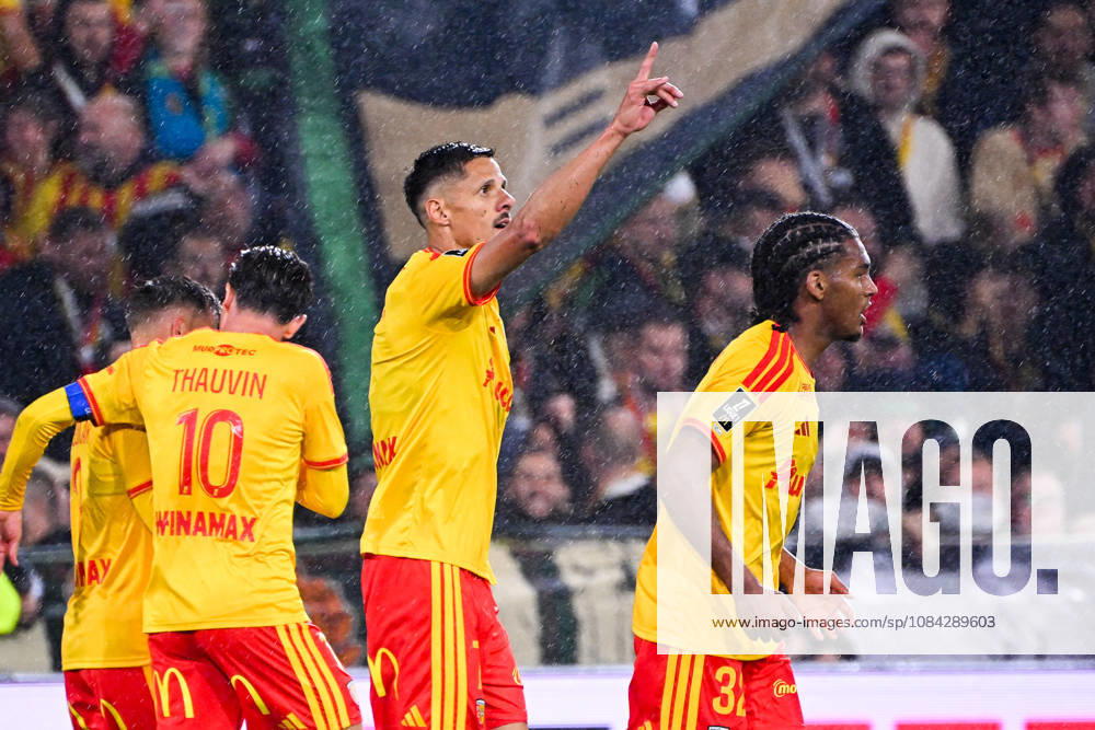 RC Lens v Olympique Lyonnais - Ligue 1 McDonald s 2026 2027 Florian SOTOCA of Lens celebrates his goal during Ligue 1 McDonald s match between Lens and Lyon at Stade Bollaert-Delelis on October 9, 2026 in Lens, France. Lens France