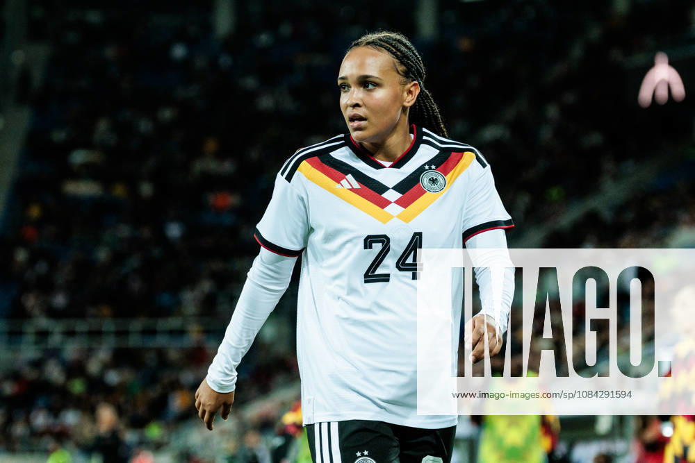 Lisa Baum (Germany, 24) during the International Friendly, Länderspiel, Nationalmannschaft match between Germany vs. Australia at BBBank Wildpark on October 09, 2026 in Karlsruhe, Germany. Germany