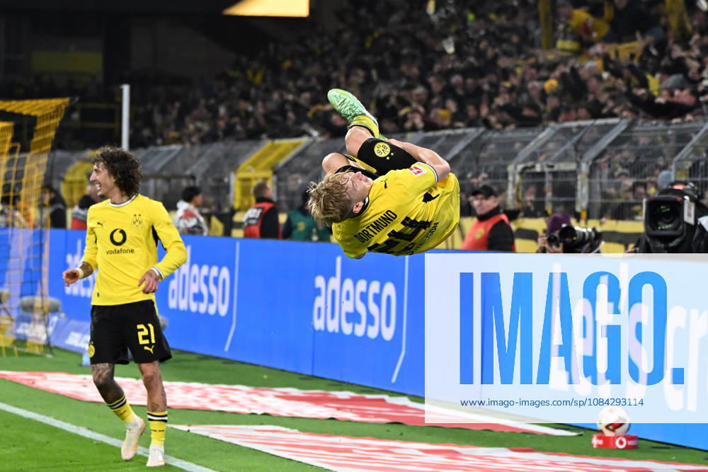 Daniel Svensson (Borussia Dortmund) Torjubel, jubelt nach seinem Treffer zum 1:0 waehrend des Spiels der 1. Bundesliga zwischen Borussia Dortmund und SV Werder Bremen, Signal Iduna Park am 09. October 2026 in Dortmund, Deutschland. (Foto von Ralf Treese DeFodi Images) +++ Daniel Svensson (Borussia Dortmund) celebrates after scoring his teams first goal during the Bundesliga match between Borussia Dortmund and SV Werder Bremen at Signal Iduna Park on October 9, 2026 in Dortmund, Germany. (Photo by Ralf Treese DeFodi Images) DFB DFL REGULATIONS PROHIBIT ANY USE OF PHOTOGRAPHS AS IMAGE SEQUENCES AND OR QUASI-VIDEO. (Photo by Ralf Treese DeFodi Images) -