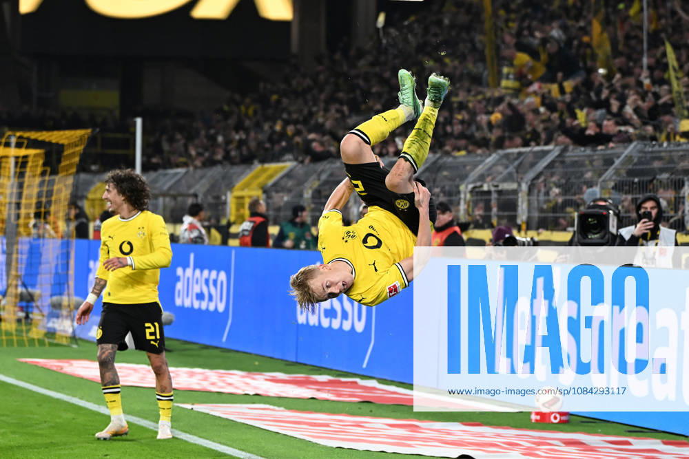 Daniel Svensson (Borussia Dortmund) Torjubel, jubelt nach seinem Treffer zum 1:0 waehrend des Spiels der 1. Bundesliga zwischen Borussia Dortmund und SV Werder Bremen, Signal Iduna Park am 09. October 2026 in Dortmund, Deutschland. (Foto von Ralf Treese DeFodi Images) +++ Daniel Svensson (Borussia Dortmund) celebrates after scoring his teams first goal during the Bundesliga match between Borussia Dortmund and SV Werder Bremen at Signal Iduna Park on October 9, 2026 in Dortmund, Germany. (Photo by Ralf Treese DeFodi Images) DFB DFL REGULATIONS PROHIBIT ANY USE OF PHOTOGRAPHS AS IMAGE SEQUENCES AND OR QUASI-VIDEO. (Photo by Ralf Treese DeFodi Images) -