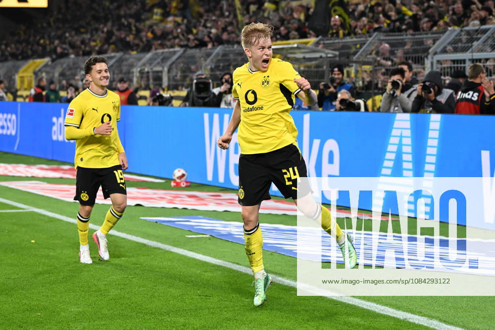 Daniel Svensson (Borussia Dortmund) Torjubel, jubelt nach seinem Treffer zum 1:0 waehrend des Spiels der 1. Bundesliga zwischen Borussia Dortmund und SV Werder Bremen, Signal Iduna Park am 09. October 2026 in Dortmund, Deutschland. (Foto von Ralf Treese DeFodi Images) +++ Daniel Svensson (Borussia Dortmund) celebrates after scoring his teams first goal during the Bundesliga match between Borussia Dortmund and SV Werder Bremen at Signal Iduna Park on October 9, 2026 in Dortmund, Germany. (Photo by Ralf Treese DeFodi Images) DFB DFL REGULATIONS PROHIBIT ANY USE OF PHOTOGRAPHS AS IMAGE SEQUENCES AND OR QUASI-VIDEO. (Photo by Ralf Treese DeFodi Images) -