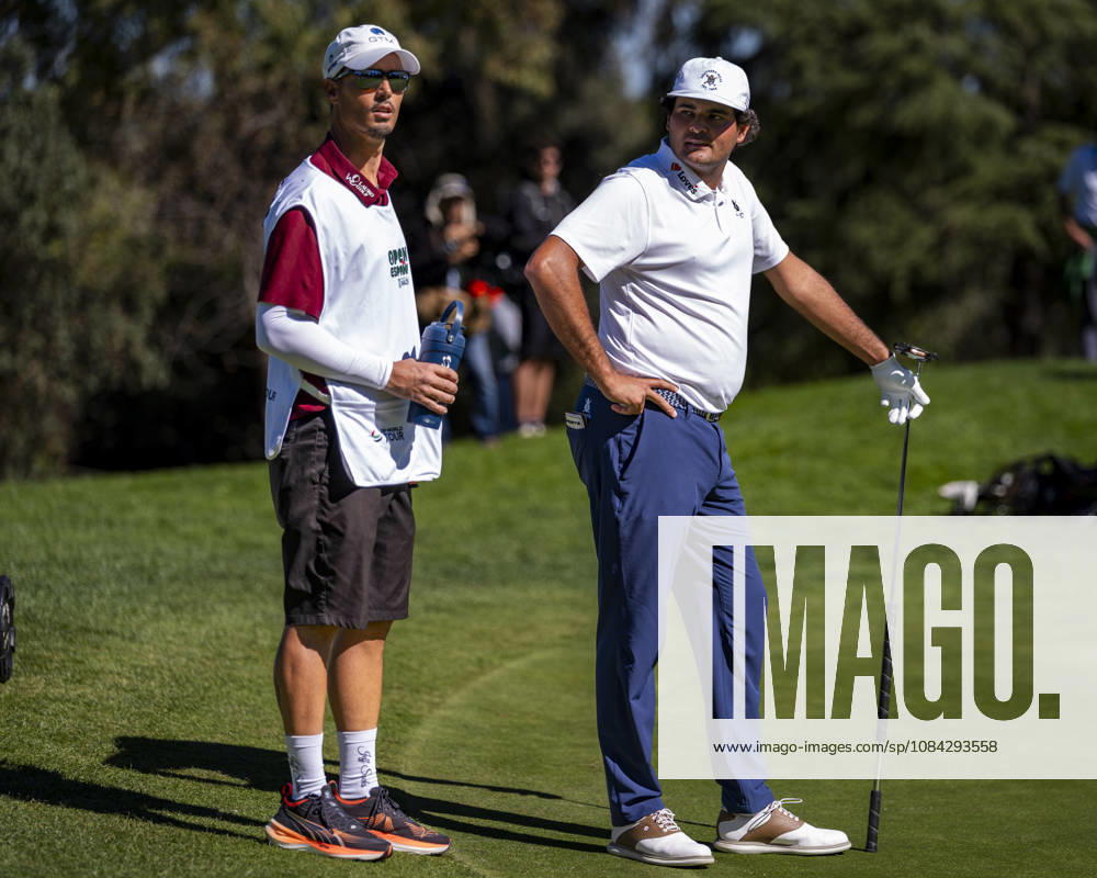 Open de Espana presented by Madrid - Day Two MADRID, SPAIN - OCTOBER 9: Eugenio Chacarra of Spain (R) interacts with his caddie on day two of the Open de Espana presented by Madrid at Club de Campo Villa de Madrid on October 9, 2026 in Madrid, Spain. Madrid Club de Campo Villa de Madrid Madrid Spain
