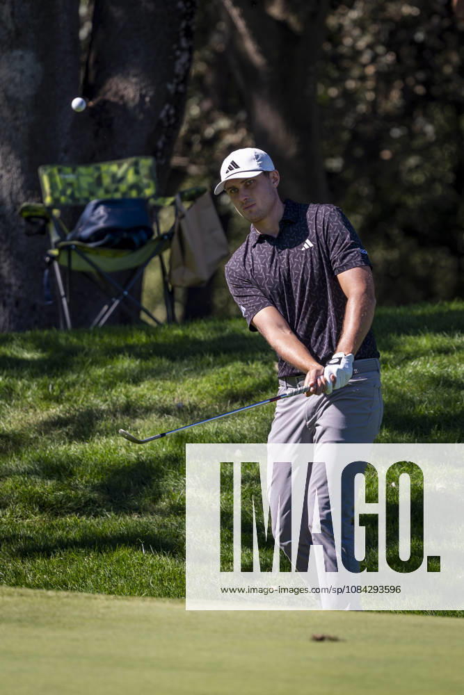 Open de Espana presented by Madrid - Day Two MADRID, SPAIN - OCTOBER 9: Ludvig Aberg of Sweden plays a shot on day two of the Open de Espana presented by Madrid at Club de Campo Villa de Madrid on October 9, 2026 in Madrid, Spain. Madrid Club de Campo Villa de Madrid Madrid Spain