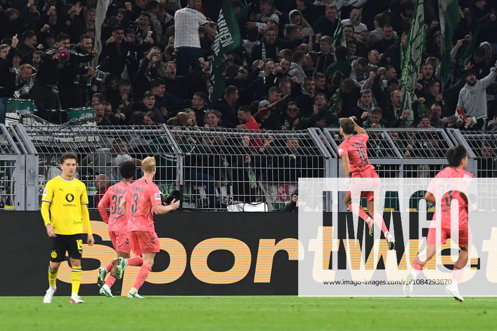 Niclas Fuellkrug (Werder Bremen) Torjubel, jubelt nach seinem Treffer zum 2:2 waehrend des Spiels der 1. Bundesliga zwischen Borussia Dortmund und SV Werder Bremen, Signal Iduna Park am 09. October 2026 in Dortmund, Deutschland. (Foto von Ralf Treese DeFodi Images) +++ Niclas Fuellkrug (Werder Bremen) celebrates after scoring his teams second goal during the Bundesliga match between Borussia Dortmund and SV Werder Bremen at Signal Iduna Park on October 9, 2026 in Dortmund, Germany. (Photo by Ralf Treese DeFodi Images) DFB DFL REGULATIONS PROHIBIT ANY USE OF PHOTOGRAPHS AS IMAGE SEQUENCES AND OR QUASI-VIDEO. (Photo by Ralf Treese DeFodi Images) -