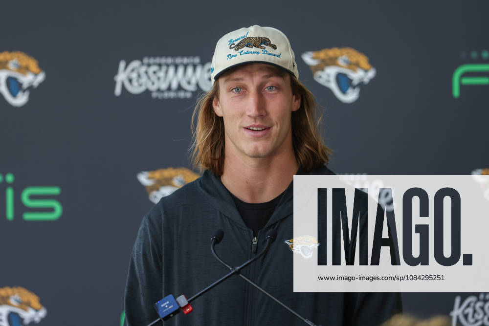 CHADLER’S CROSS, ENGLAND - October 9th: Trevor Lawrence of the Jacksonville Jaguars media Q&A session during the Jacksonville Jaguars training session at The Grove on October 9, 2026 in Chandler’s Cross, England on October 9th 2026, in Hertfordshire England. Phillip Rocker SPP