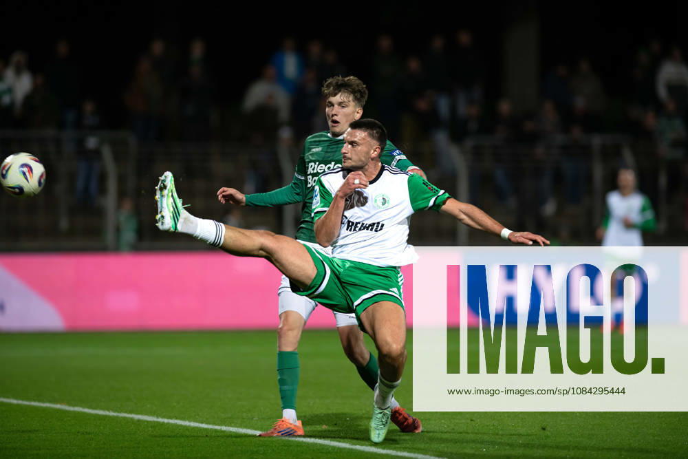 1. FC 1905 Schweinfurt vs. SC Eltersdorf, Sachs-Stadion Football, Regionalliga Bayern 1. FC 1905 Schweinfurt vs. SC Eltersdorf 9 Oct 2026 Sachs-Stadion , Schweinfurt, Germany Image: Yannik Jassmann (Eltersdorf)scoring the 0:1 in the 18th minute. DFL REGULATIONS PROHIBIT ANY USE OF PHOTOGRAPHS AS IMAGE SEQUENCES AND OR QUASI-VIDEO