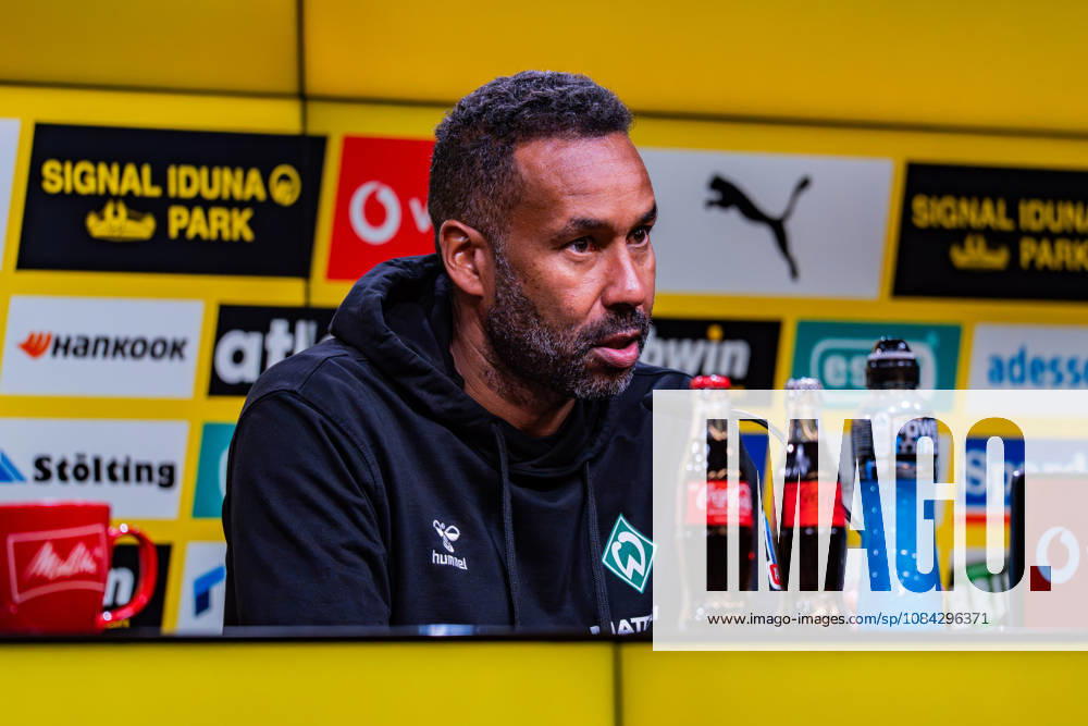 1. Bundesliga, 5. Spieltag, Borussia Dortmund vs. Werder Bremen am 09.10.2026 Pressekonferenz nach dem Spiel mit Niko Kovac Daniel Thioune