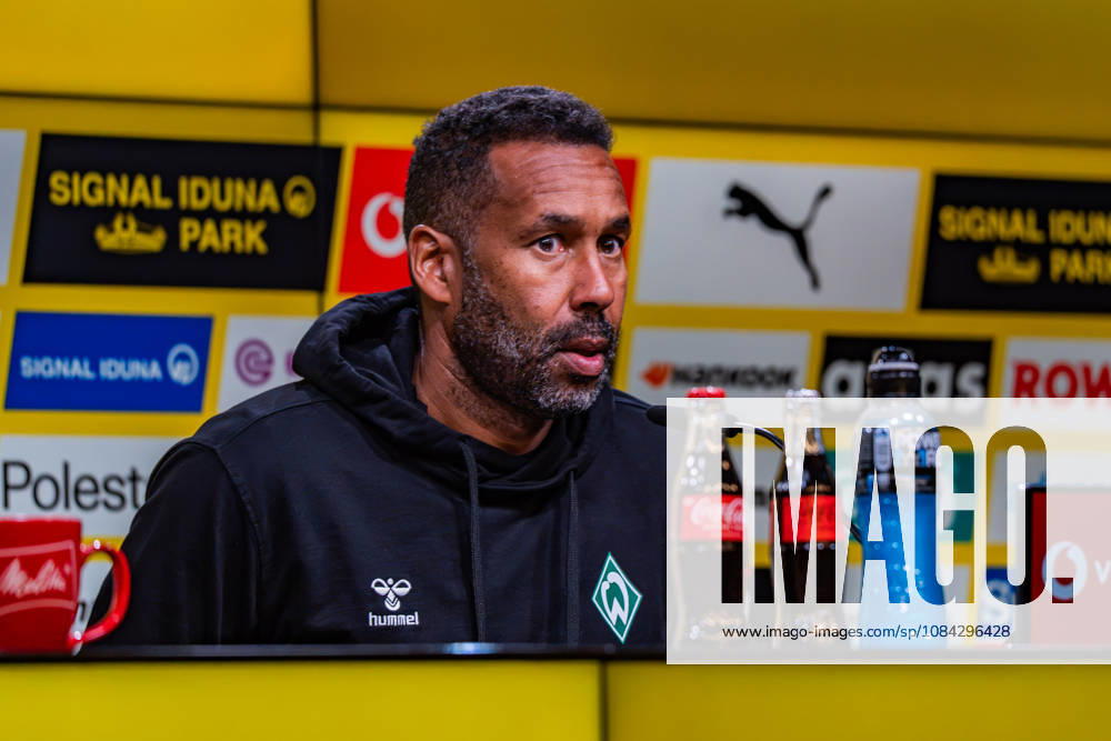 1. Bundesliga, 5. Spieltag, Borussia Dortmund vs. Werder Bremen am 09.10.2026 Pressekonferenz nach dem Spiel mit Niko Kovac Daniel Thioune
