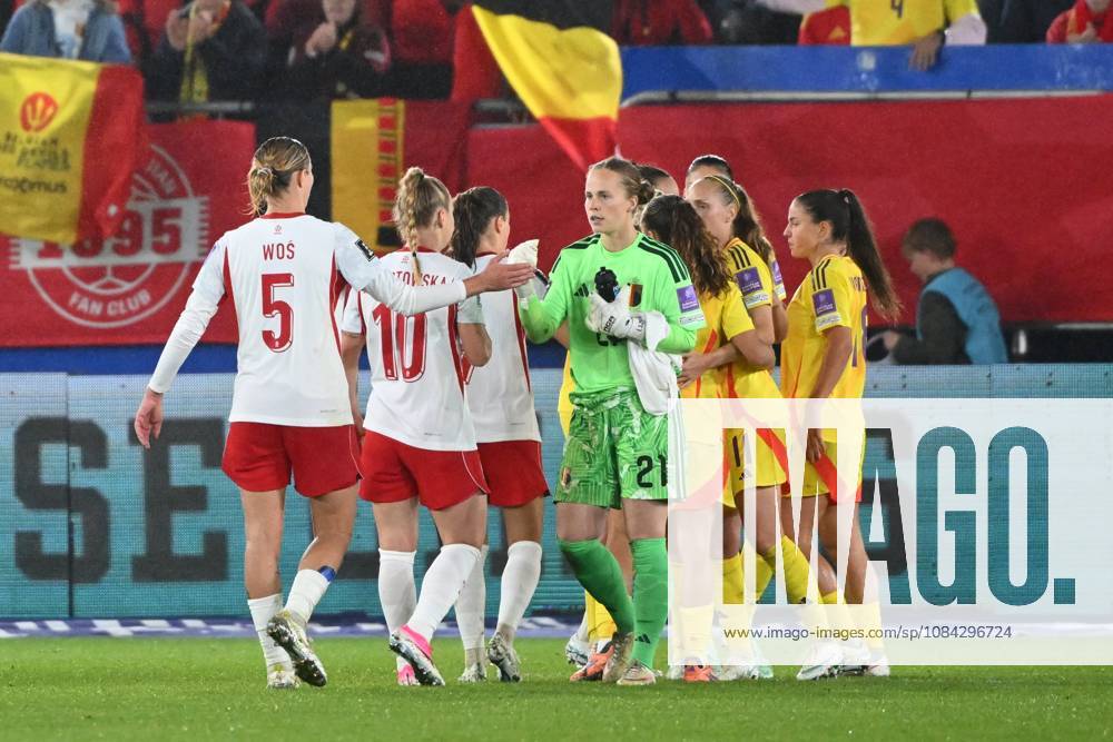 Belgium v Poland - FIFA Women s World Cup 2027 UEFA Qualifiers LEUVEN, BELGIUM - OCTOBER 09 : Seynhaeve Lowiese goalkeeper of Belgium during the FIFA Women s World Cup 2027 UEFA European Qualifiers play-offs round 1 path 2 first leg match between Belgium and Poland on October 9, 2026 in Leuven, Belgium, 09 10 2026 Leuven Belgium
