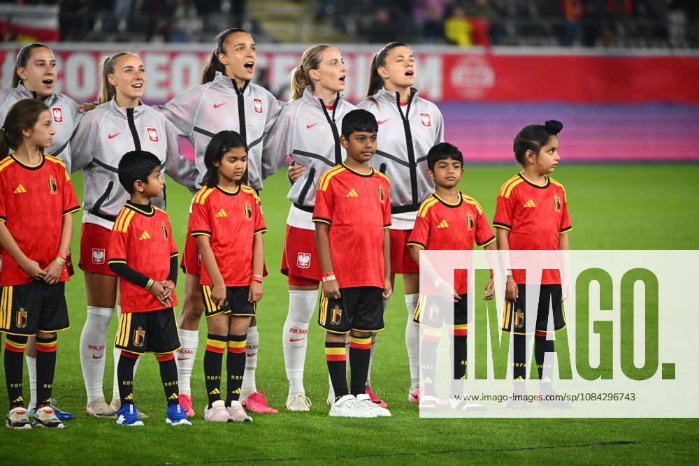 Belgium v Poland - FIFA Women s World Cup 2027 UEFA Qualifiers LEUVEN, BELGIUM - OCTOBER 09 : Players of Polen during the FIFA Women s World Cup 2027 UEFA European Qualifiers play-offs round 1 path 2 first leg match between Belgium and Poland on October 9, 2026 in Leuven, Belgium, 09 10 2026 Leuven Belgium