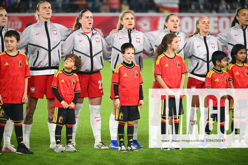 Belgium v Poland - FIFA Women s World Cup 2027 UEFA Qualifiers LEUVEN, BELGIUM - OCTOBER 09 : Players of Polen during the FIFA Women s World Cup 2027 UEFA European Qualifiers play-offs round 1 path 2 first leg match between Belgium and Poland on October 9, 2026 in Leuven, Belgium, 09 10 2026 Leuven Belgium
