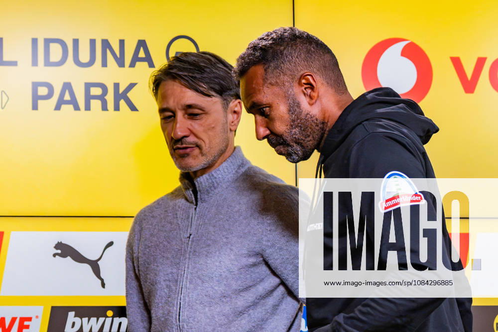 1. Bundesliga, 5. Spieltag, Borussia Dortmund vs. Werder Bremen am 09.10.2026 Pressekonferenz nach dem Spiel mit Niko Kovac Daniel Thioune