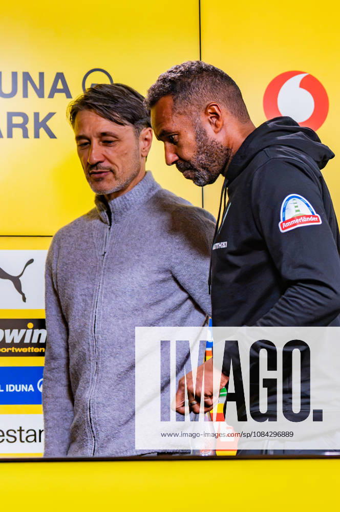 1. Bundesliga, 5. Spieltag, Borussia Dortmund vs. Werder Bremen am 09.10.2026 Pressekonferenz nach dem Spiel mit Niko Kovac Daniel Thioune