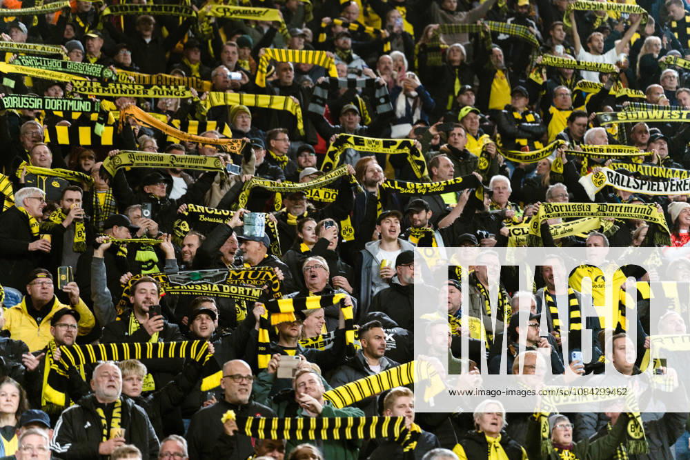 Deutschland: 1. Bundesliga 2026 2027, 5. Spieltag: Borussia Dortmund vs. Werder Bremen 09.10.2026 Signal Iduna Park (Nordrhein-Westfalen) Fans Zuschauer Stimmung Schal