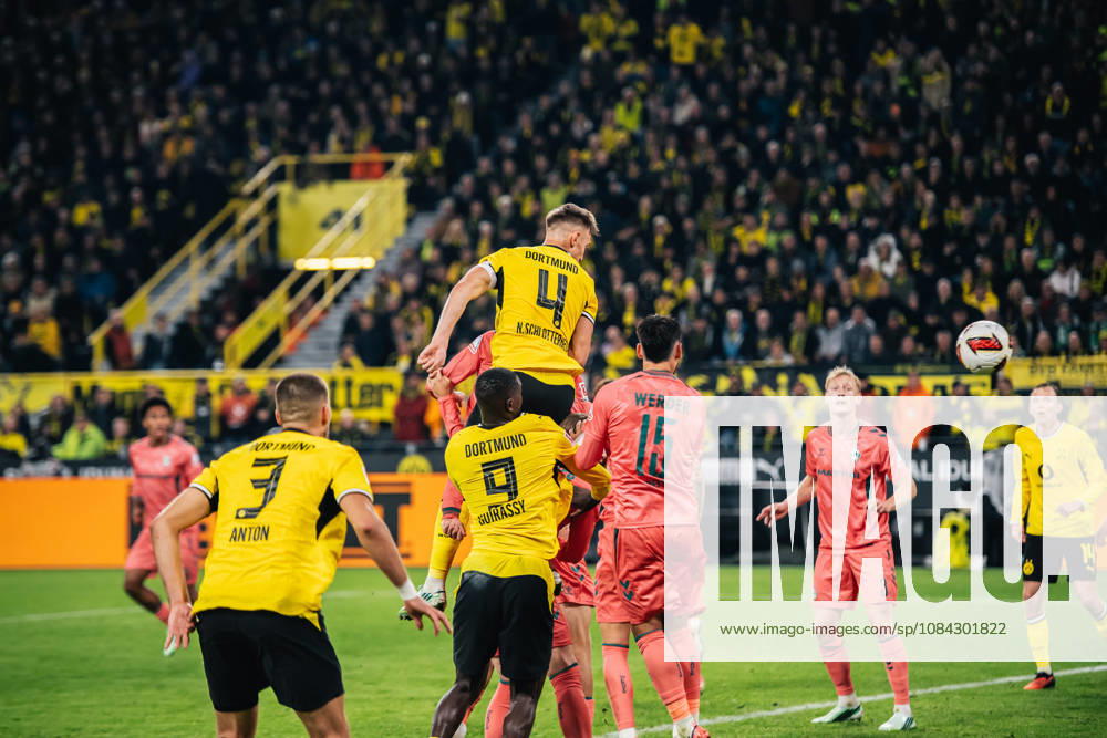 Borussia Dortmund v SV Werder Bremen - Bundesliga 2026 27 Nico Schlotterbeck of Borussia Dortmund scores his team s second goal during the Bundesliga match between Borussia Dortmund and SV Werder Bremen at Signal Iduna Park in Dortmund, Germany, on October 9, 2026. Dortmund Germany