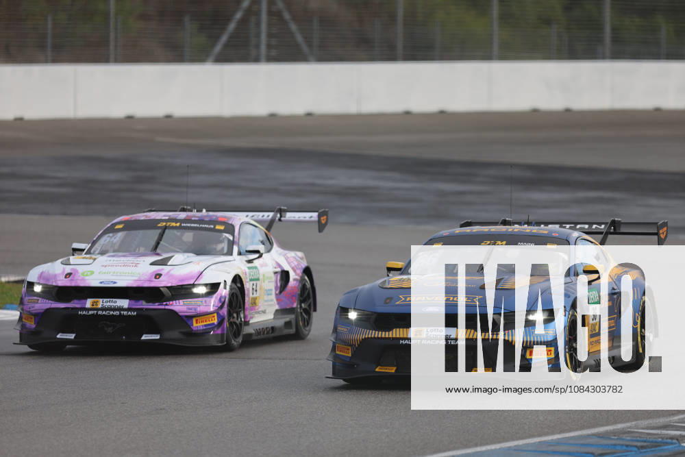 Hockenheim, Deutschland 09.- 11. Oktober 2026: DTM - 2026 - Saisonfinale - Hockenheimring - Samstag Qualifikation Im Bild: von rechts; Arjun Maini (IND 36) neben Finn Wiebelhaus (GER 64) im Ford Mustang von Haupt Racing Team Hockenheimring Baden Württemberg