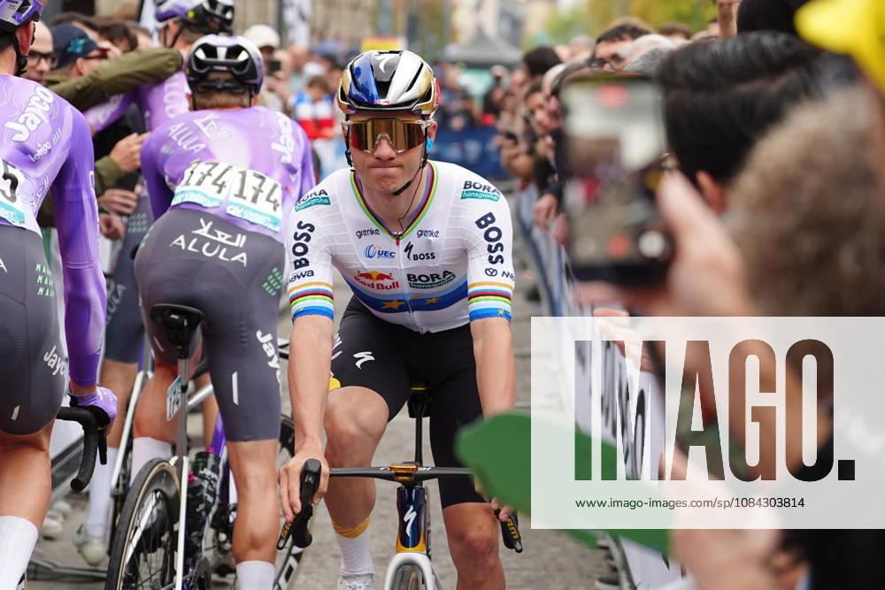 Belgium s Remco Evenepoel of Red Bull - Bora - Hansgrohe during the 120th edition of the Il Lombardia, Tour of Lombardy cycling race, a 239 km one day race from Bergamo to Como on October 10, 2026, Italy.