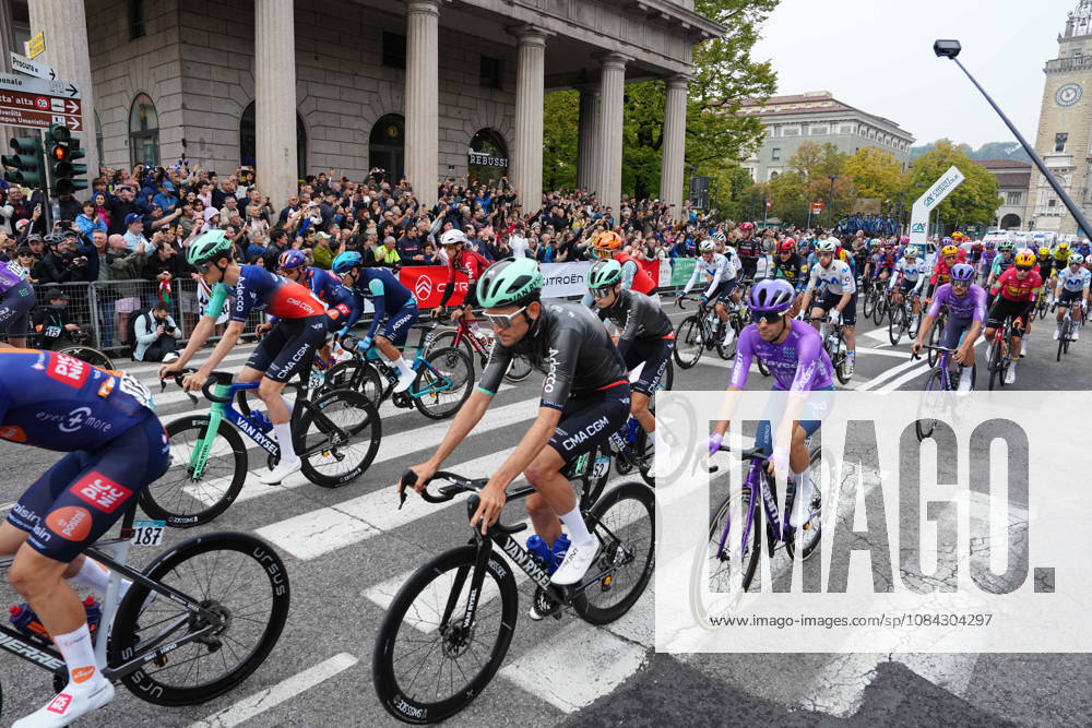 Start the race during the 120th edition of the Il Lombardia, Tour of Lombardy cycling race, a 239 km one day race from Bergamo to Como on October 10, 2026, Italy.