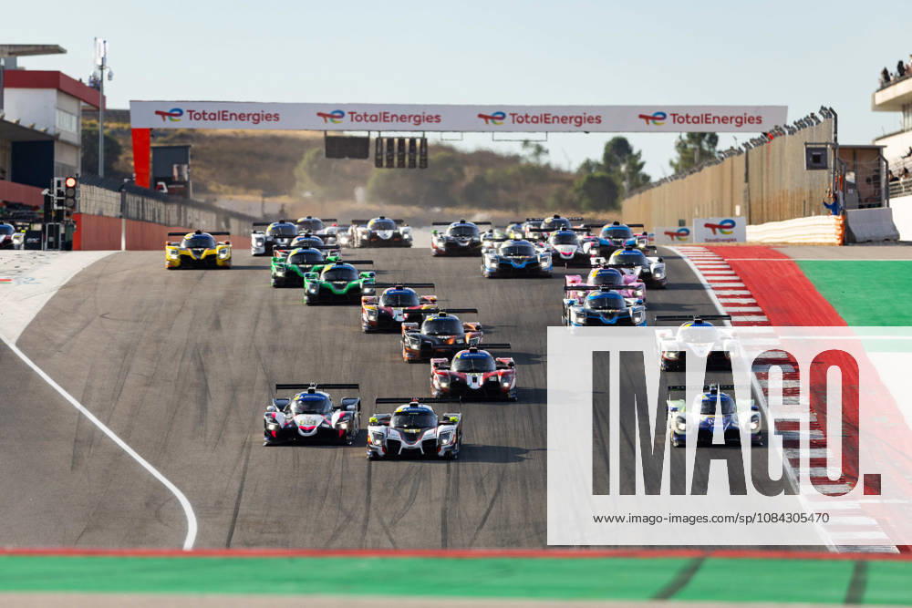 AUTO - MLC 2026 - PORTIMAO 85 FROST Danial (sgp), PEUGEOT Enzo (fra), R-ace GP, Duqueine D09 - Toyota, LMP3, action 09 IGLESIAS Louis (fra), DODDS Maxwell (gbr), ANS Motorsport, Ligier JS P325 - Toyota, LMP3, action 04 CARANTA Jules (fra), PITAMBER Mikaeel (rsa), Nielsen Racing, Duqueine D09 - Toyota, LMP3, action Start during the 6th round of the 2026 Michelin Le Mans Cup on the Autodromo Internacional do Algarve from October 8 to 10, 2026 in Portimao, Portugal -